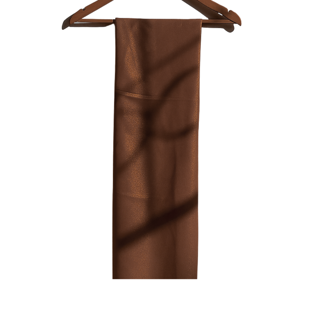 Brown Moonlight Scarf – Double-Sided, Soft & Breathable Wedding Collection | Hayaam