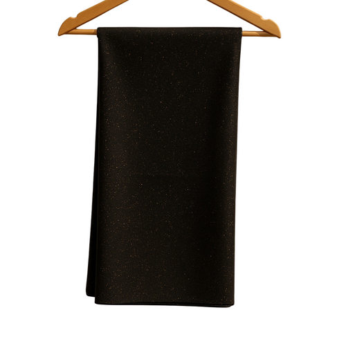 Black Moonlight Scarf – Double-Sided, Soft & Breathable Wedding Collection | Hayaam