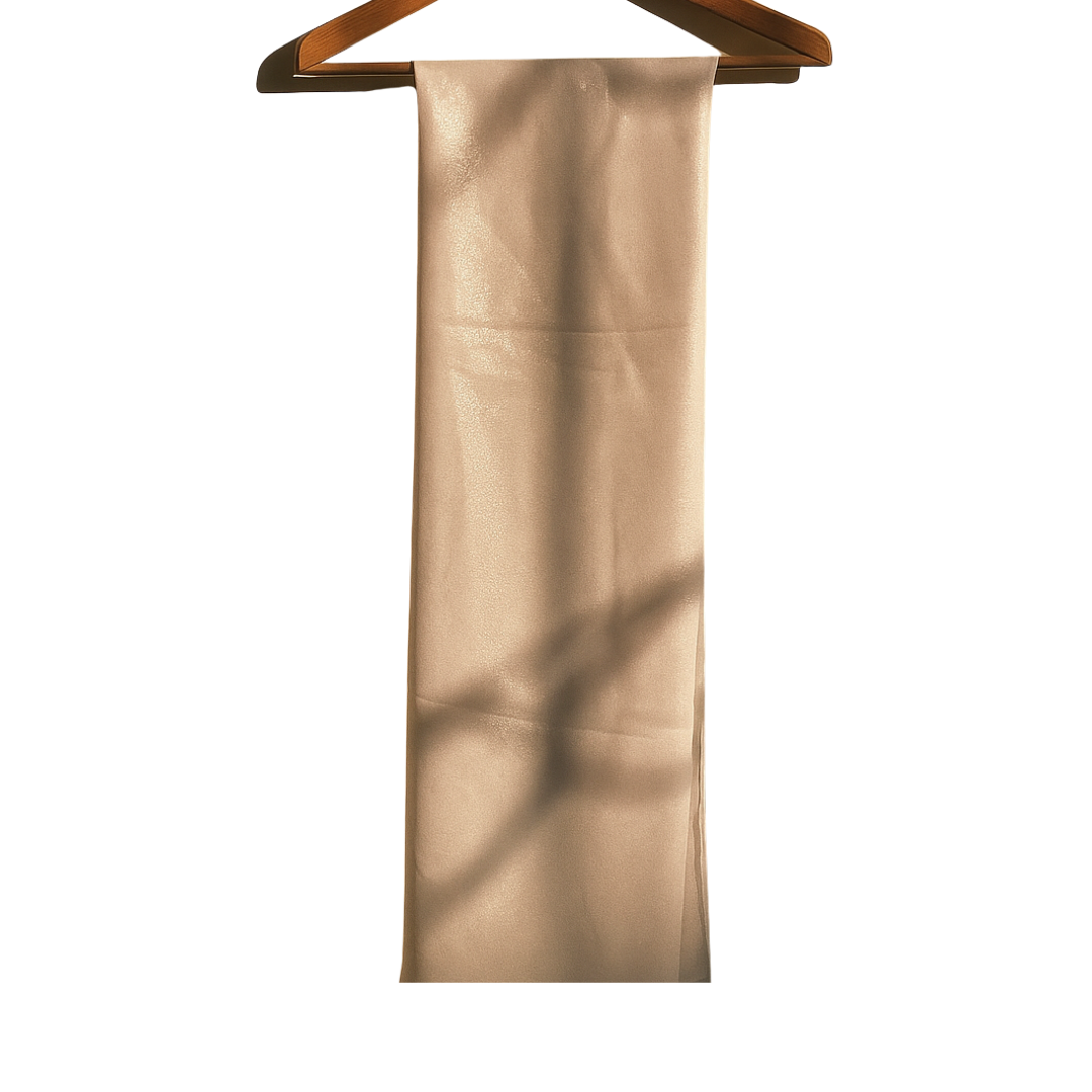 White Moonlight Scarf – Double-Sided, Soft & Breathable Wedding Collection | Hayaam