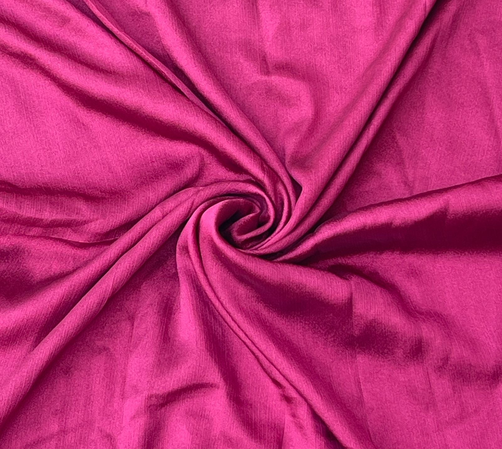 Metallic Dark Pink Shiny Textured Scarf – Radiant Sheen & Elegant Drape