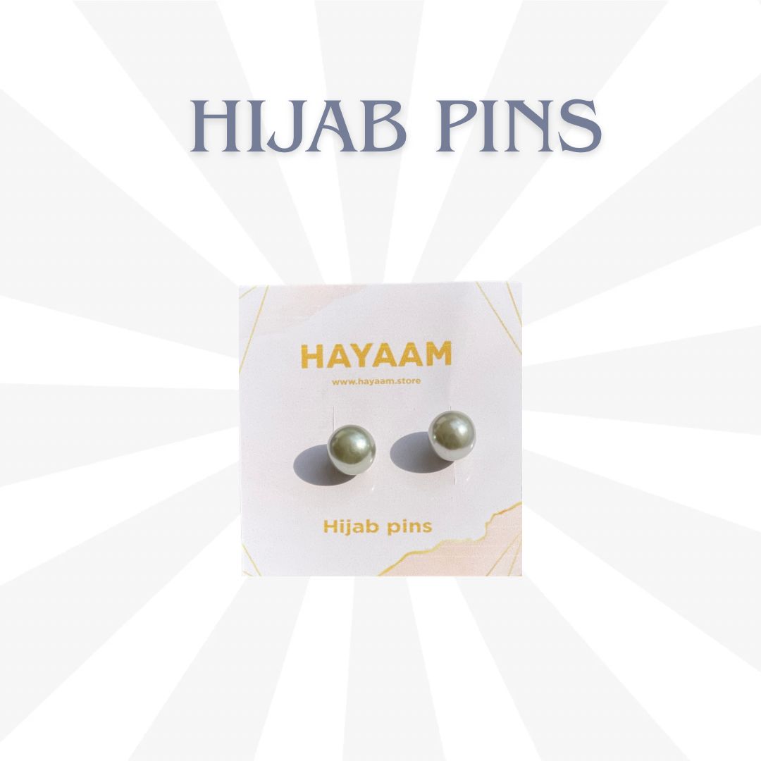 Grey Hijab Pins